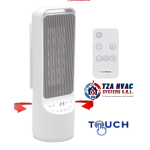 Termoventilador digital con Timer  con control remoto cerámico