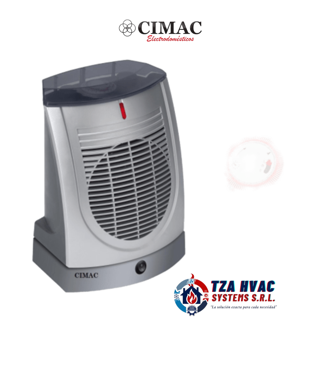C9 Termoventilador giratorio con Timer 2000 Watts - Imagen 1